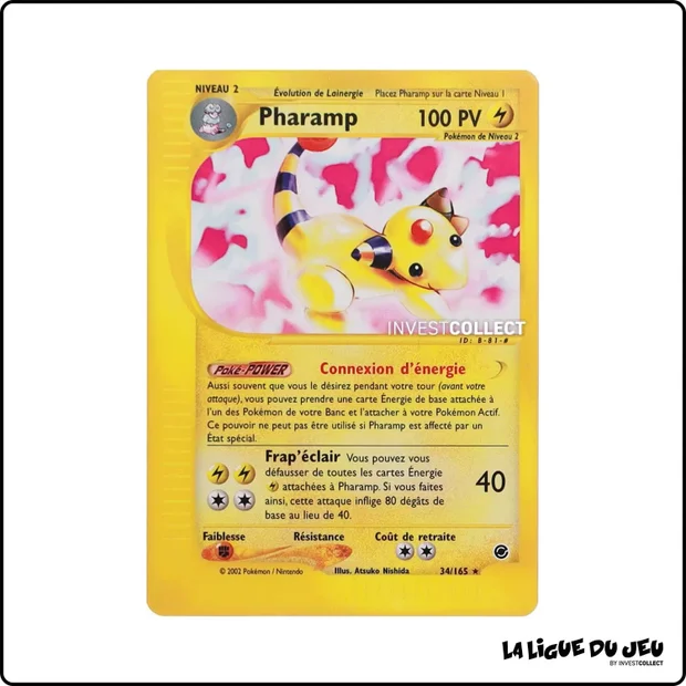 Rare - Pokemon - Expedition - Pharamp 34/165