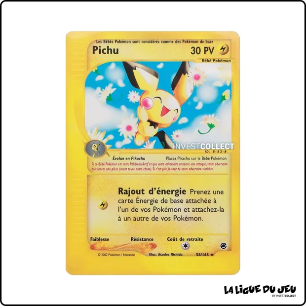 Rare - Pokemon - Expedition - Pichu 58/165