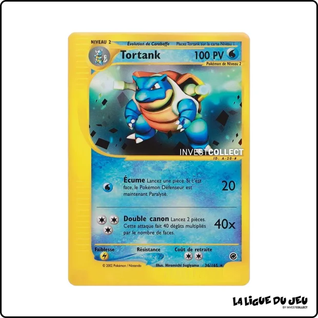 Rare - Pokemon - Expedition - Tortank 36/165