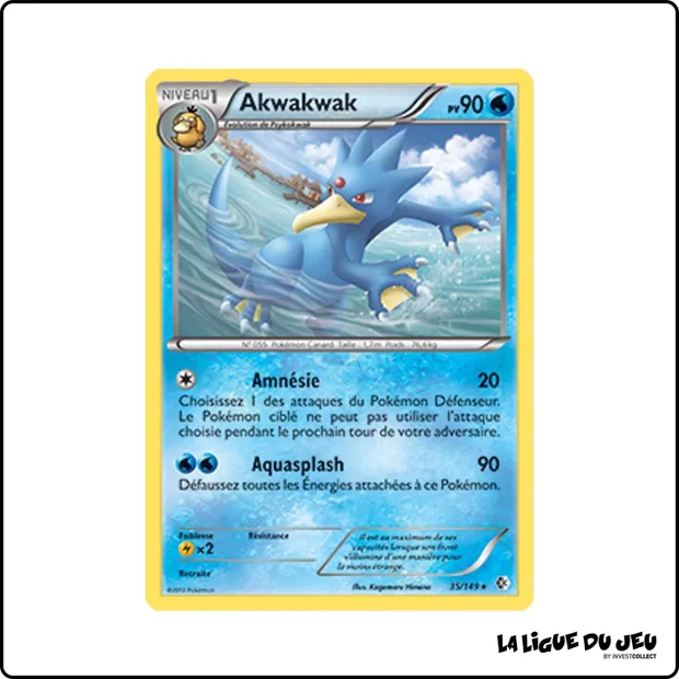 Rare - Pokemon - Frontières Franchies - Akwakwak 35/149