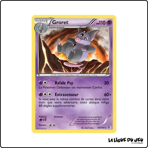 Rare - Pokemon - Frontières Franchies - Groret 60/149