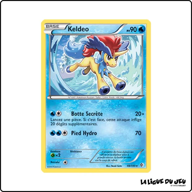 Rare - Pokemon - Frontières Franchies - Keldeo 48/149