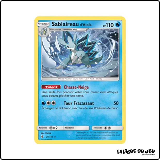 Rare - Pokemon - Gardiens Ascendants - Sablaireau d'Alola 20/145