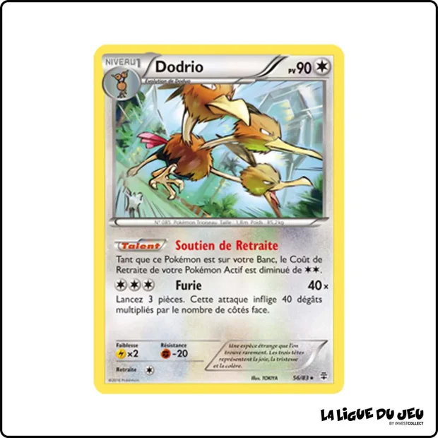 Rare - Pokemon - Générations - Dodrio 56/83