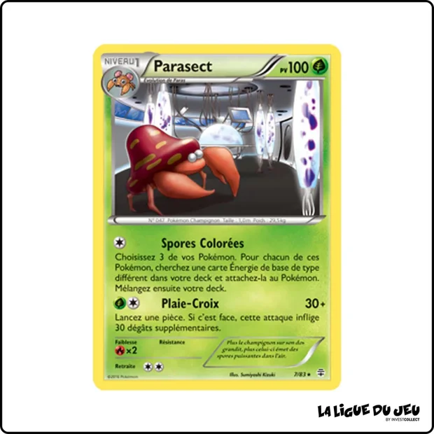 Rare - Pokemon - Générations - Parasect 7/83