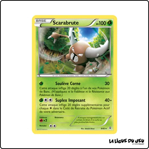 Rare - Pokemon - Générations - Scarabrute 9/83