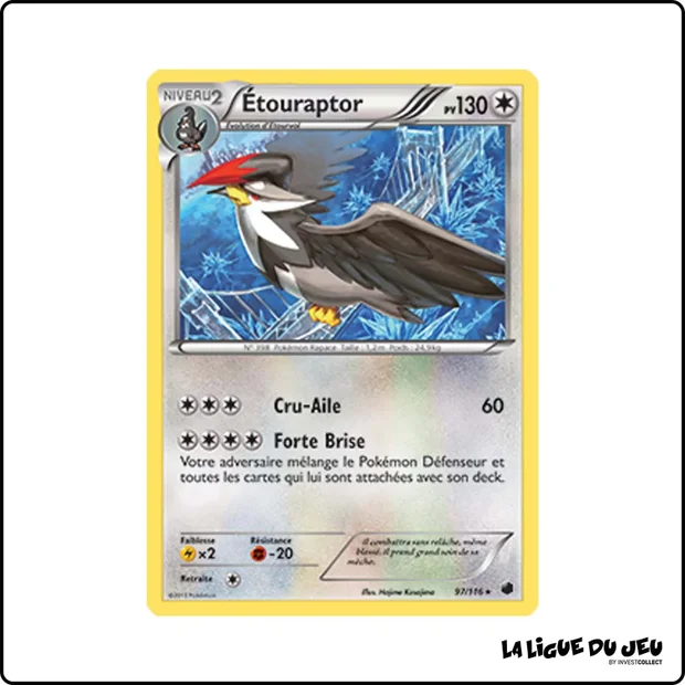 Rare - Pokemon - Glaciation Plasma - Étouraptor 97/116