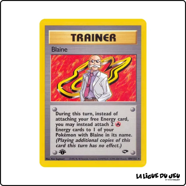 Rare - Pokemon - Gym Challenge - Blaine 100/132