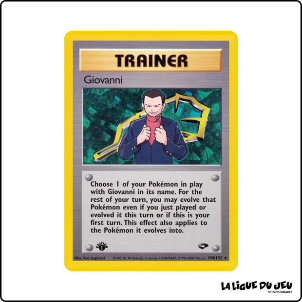 Rare - Pokemon - Gym Challenge - Giovanni 104/132