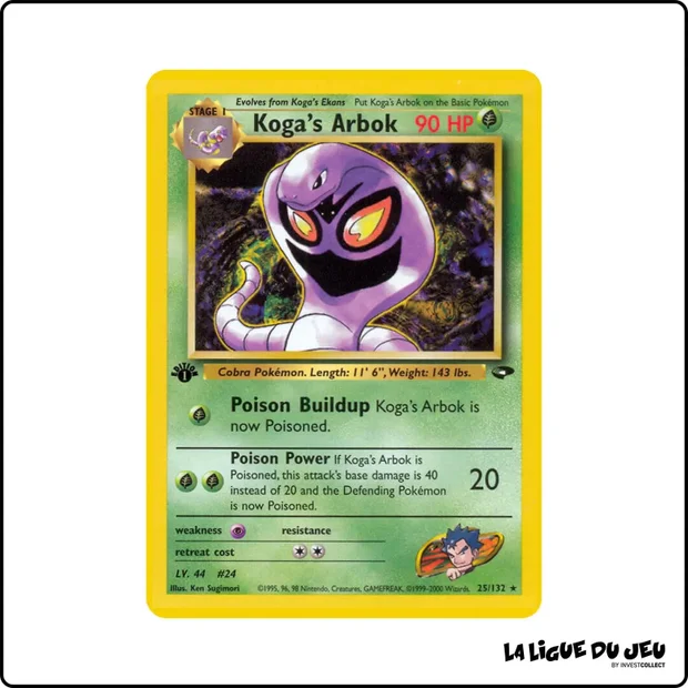 Rare - Pokemon - Gym Challenge - Koga's Arbok 25/132