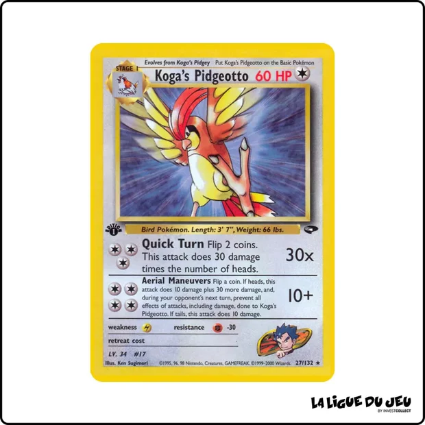 Rare - Pokemon - Gym Challenge - Koga's Pidgeotto 27/132
