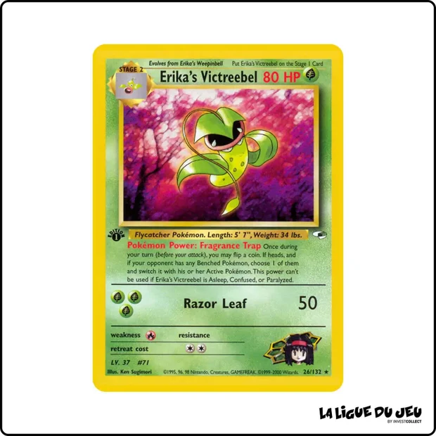 Rare - Pokemon - Gym Heroes - Erika's Victreebel 26/132