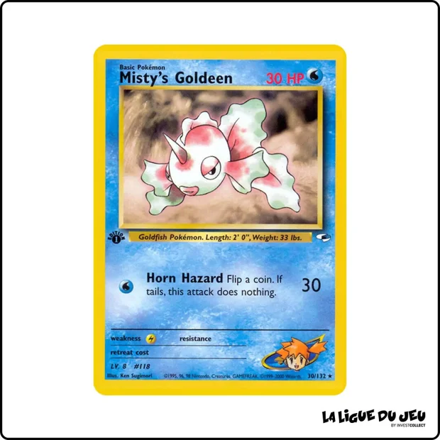 Rare - Pokemon - Gym Heroes - Misty's Goldeen 30/132