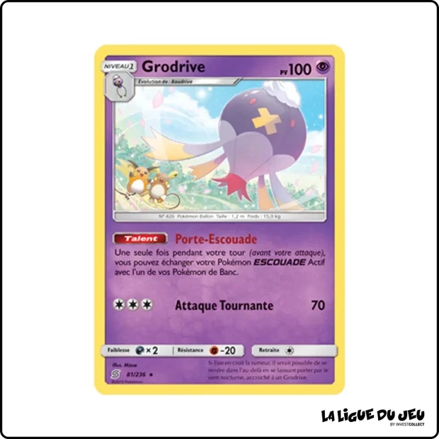 Rare - Pokemon - Harmonie des Esprits - Grodrive 81/236