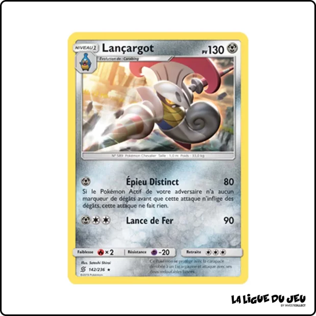 Rare - Pokemon - Harmonie des Esprits - Lançargot 142/236