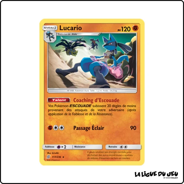 Rare - Pokemon - Harmonie des Esprits - Lucario 117/236