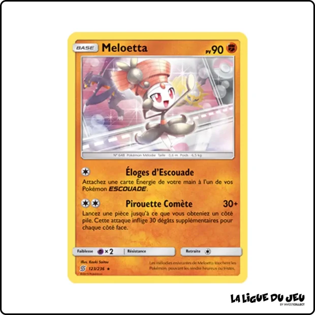 Rare - Pokemon - Harmonie des Esprits - Meloetta 123/236