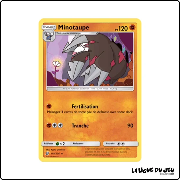 Rare - Pokemon - Harmonie des Esprits - Minotaupe 119/236