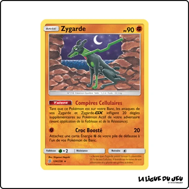 Rare - Pokemon - Harmonie des Esprits - Zygarde 124/236
