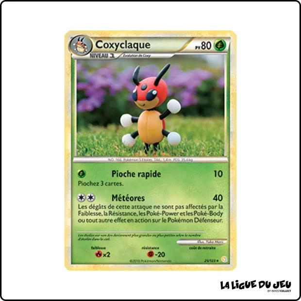 Rare - Pokemon - HeartGold SoulSilver de Base - Coxyclaque 25/123