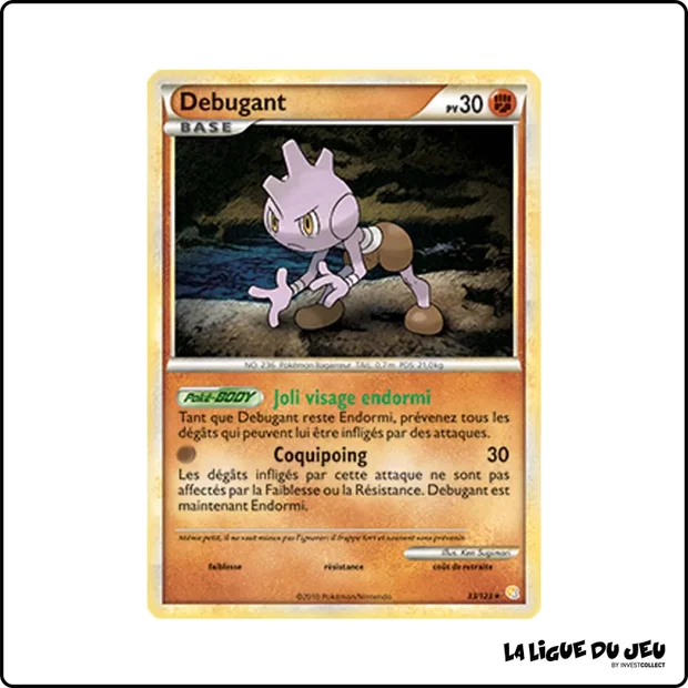 Rare - Pokemon - HeartGold SoulSilver de Base - Debugant 33/123