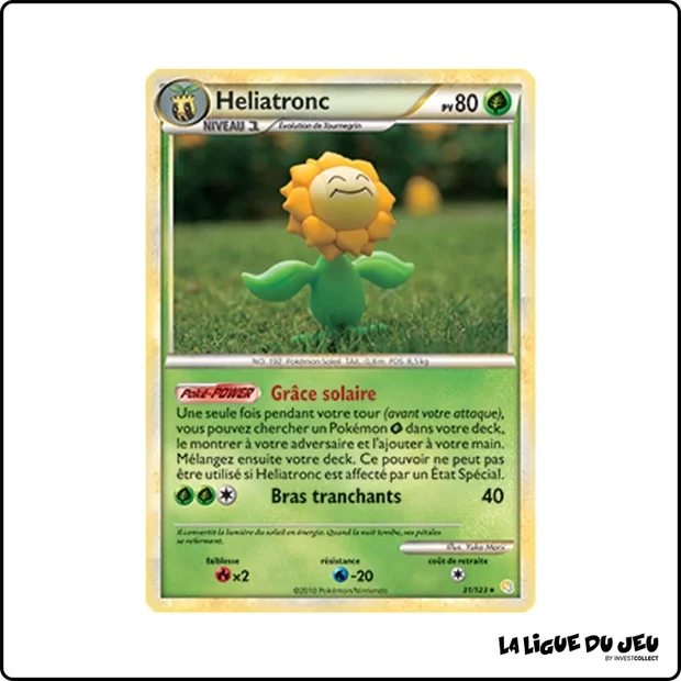 Rare - Pokemon - HeartGold SoulSilver de Base - Heliatronc 31/123