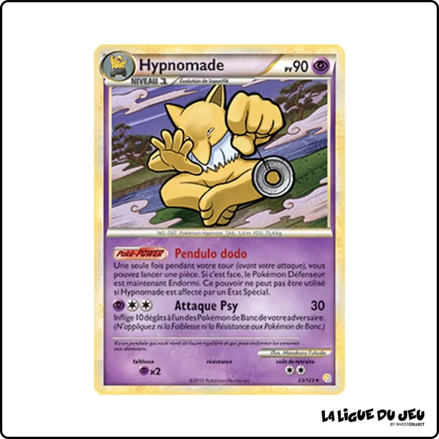 Rare - Pokemon - HeartGold SoulSilver de Base - Hypnomade 23/123