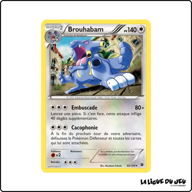 Rare - Pokemon - Impact des Destins - Brouhabam 82/125