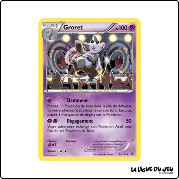 Rare - Pokemon - Impact des Destins - Groret 31/125