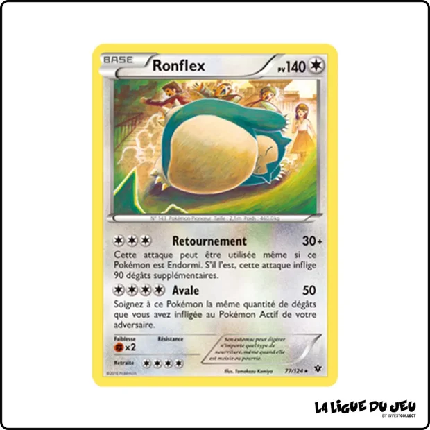 Rare - Pokemon - Impact des Destins - Ronflex 77/125