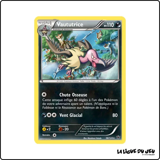 Rare - Pokemon - Impact des Destins - Vaututrice 58/125