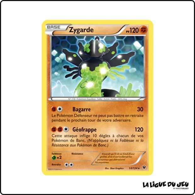 Rare - Pokemon - Impact des Destins - Zygarde 53/125