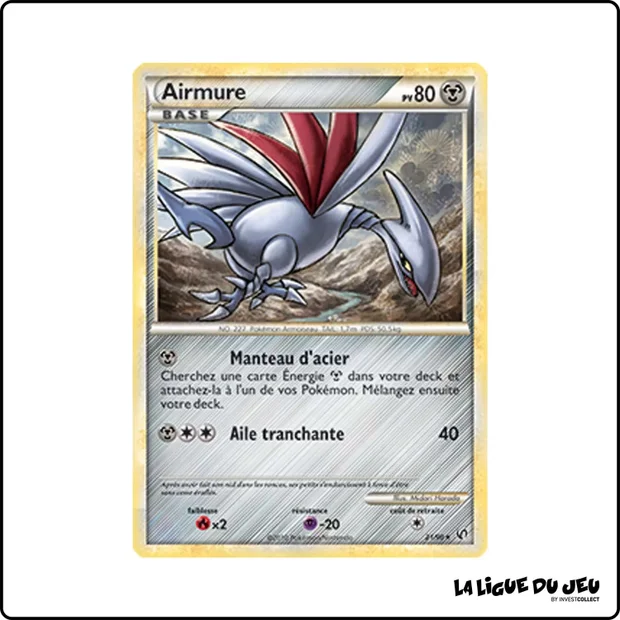 Rare - Pokemon - Indomptable - Airmure 21/90