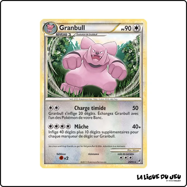 Rare - Pokemon - L'Appel Des Légendes - Granbull 26/95