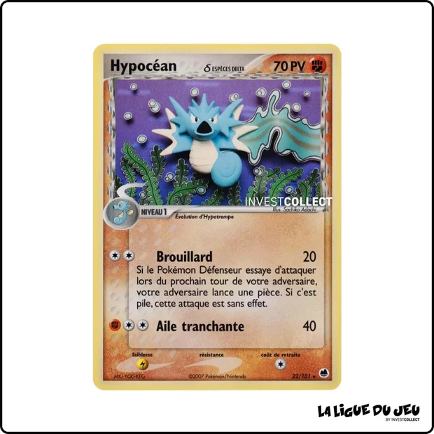 Rare - Pokemon - Île des Dragons - Hypocéan 22/101