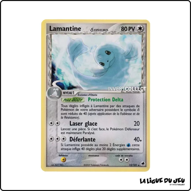 Rare - Pokemon - Île des Dragons - Lamantine 15/101