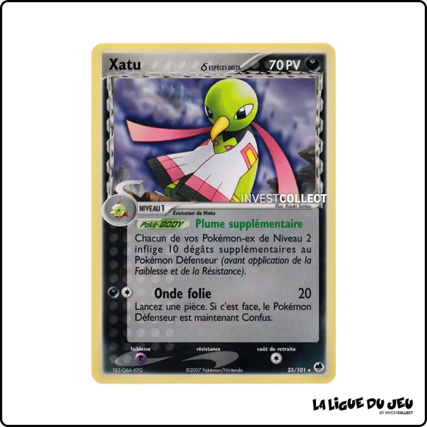 Rare - Pokemon - Île des Dragons - Xatu 25/101