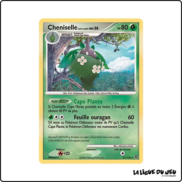 Rare - Pokemon - Merveilles Secrètes - Cheniselle Cape Plante 41/132