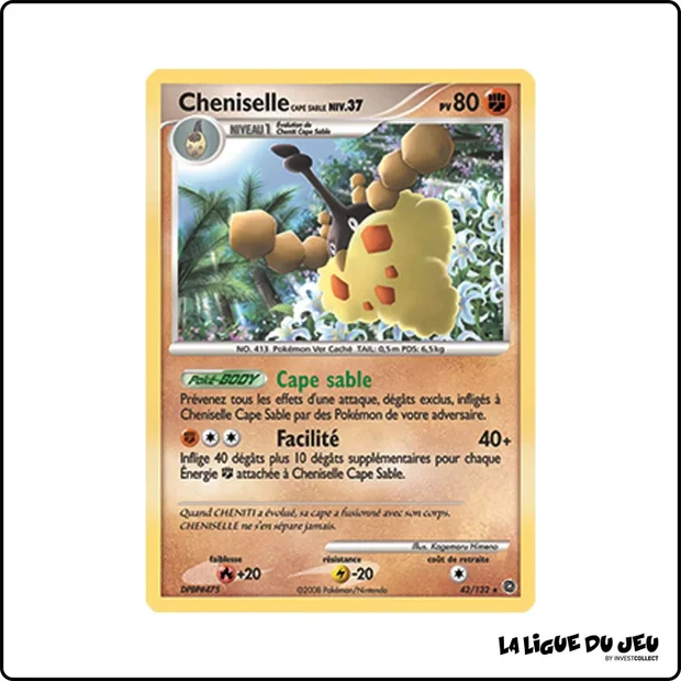 Rare - Pokemon - Merveilles Secrètes - Cheniselle Cape Sable 42/132