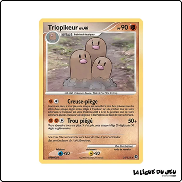 Rare - Pokemon - Merveilles Secrètes - Triopikeur 24/132