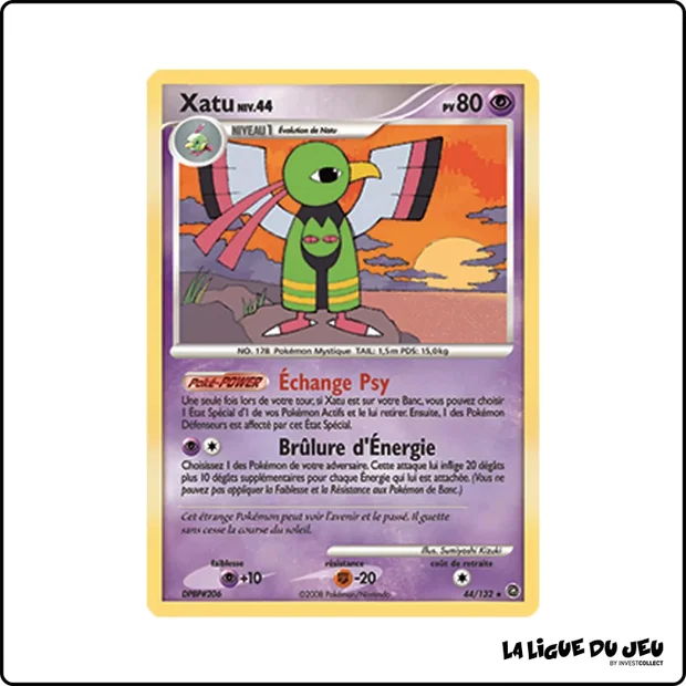 Rare - Pokemon - Merveilles Secrètes - Xatu 44/132