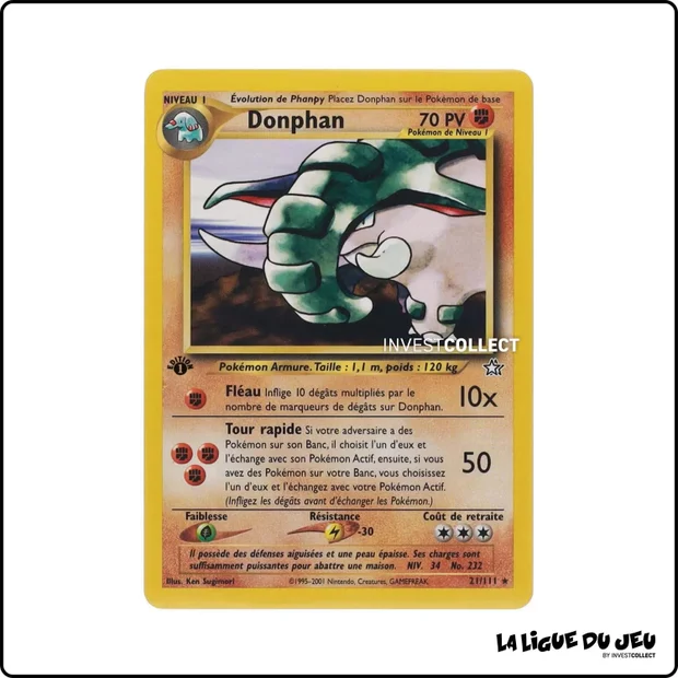 Rare - Pokemon - Neo Genesis - Donphan 21/111