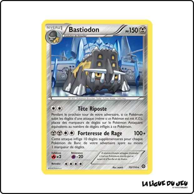 Rare - Pokemon - Offensive Vapeur - Bastiodon 70/116