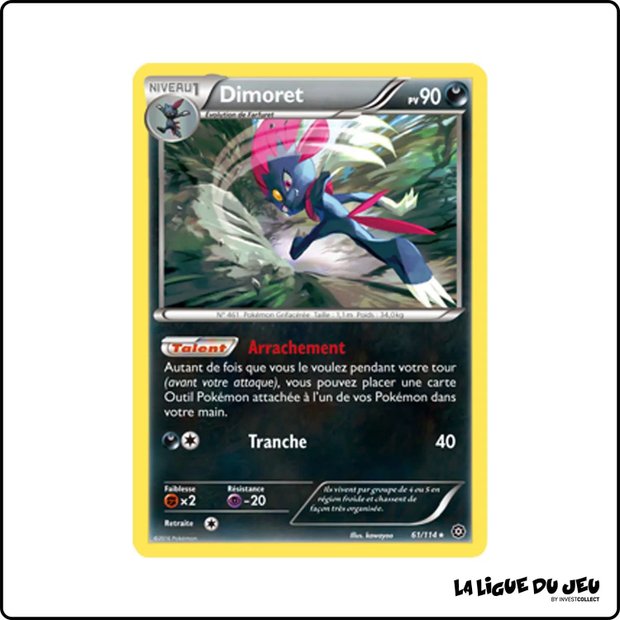 Rare - Pokemon - Offensive Vapeur - Dimoret 61/116