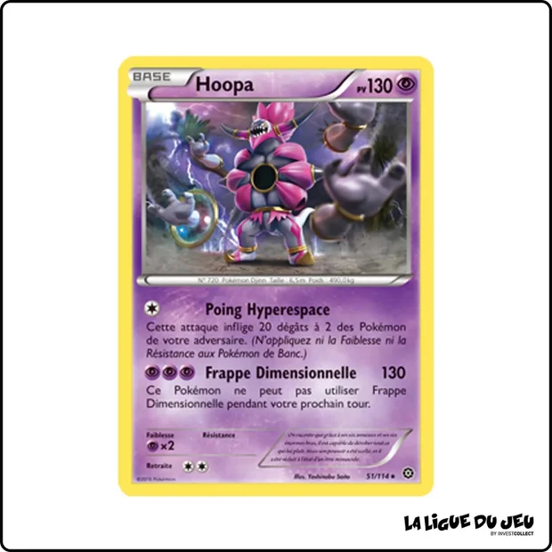 Rare - Pokemon - Offensive Vapeur - Hoopa 51/116