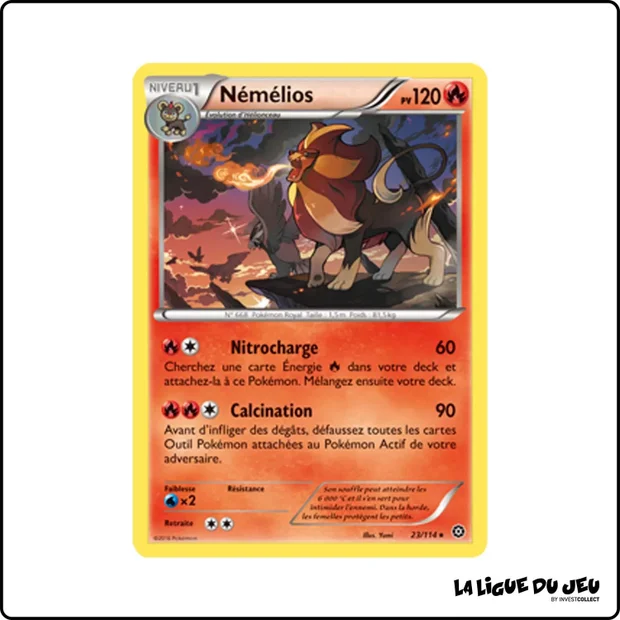 Rare - Pokemon - Offensive Vapeur - Némélios 23/116
