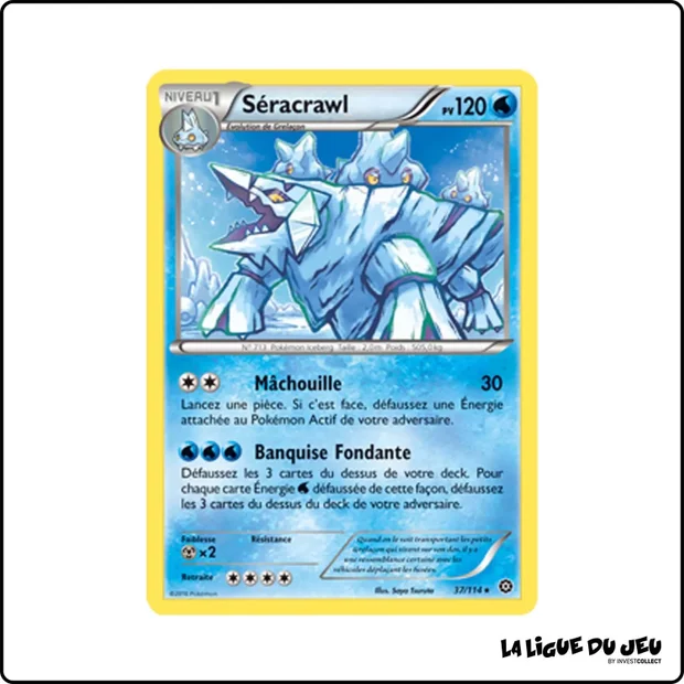 Rare - Pokemon - Offensive Vapeur - Séracrawl 37/116