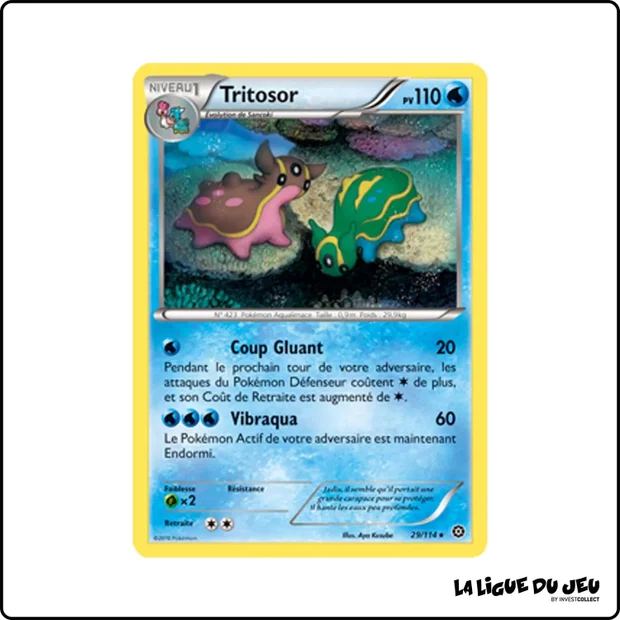 Rare - Pokemon - Offensive Vapeur - Tritosor 29/116