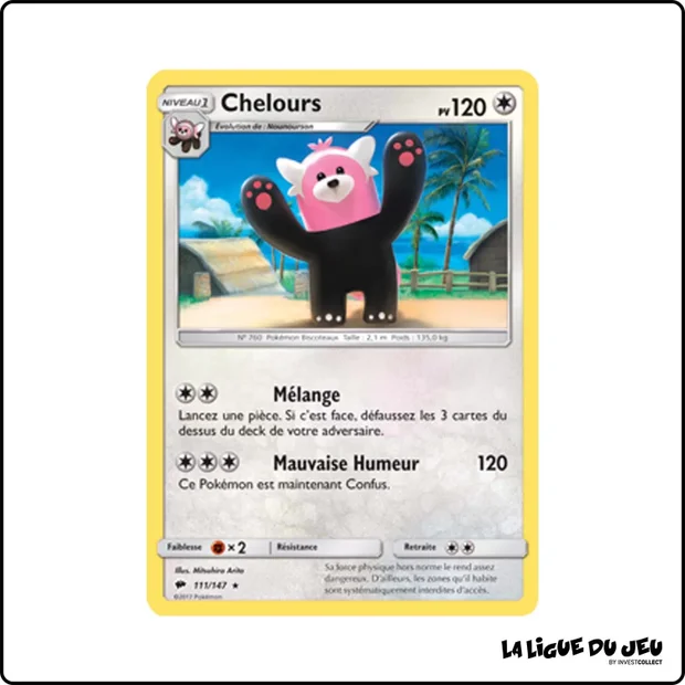 Rare - Pokemon - Ombres Ardentes - Chelours 111/147