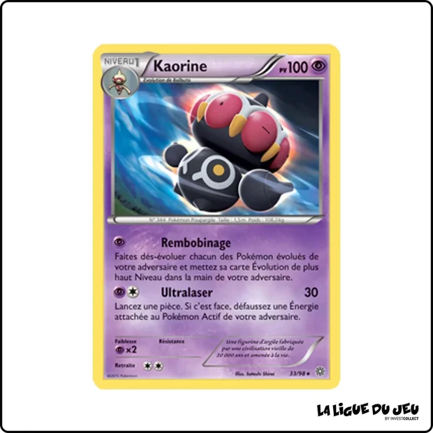 Rare - Pokemon - Origines Antiques - Kaorine 33/98